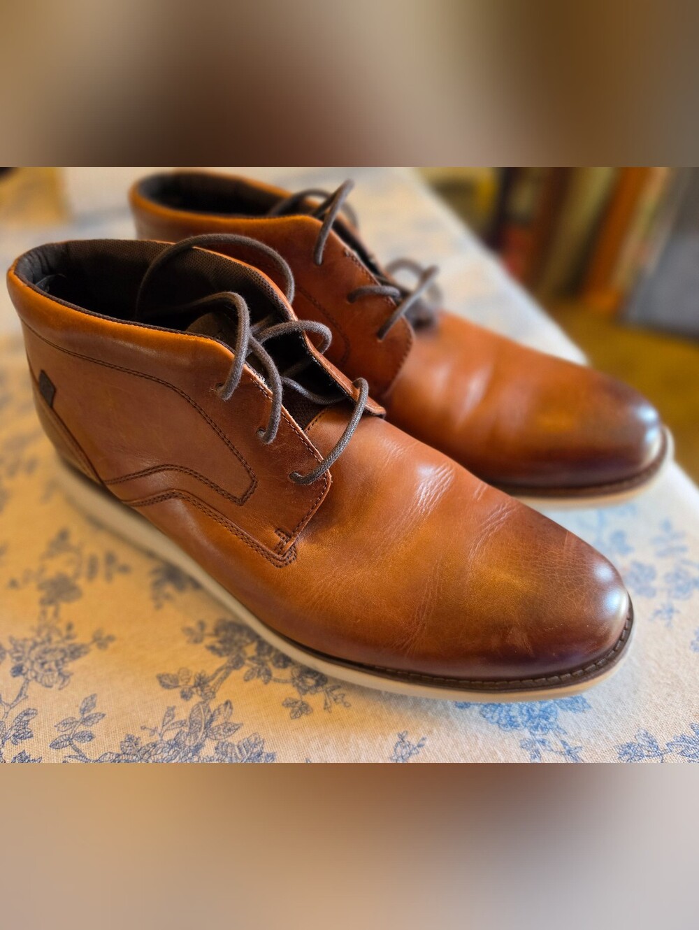 Rockport Men’s Brown Leather Chukka Boots